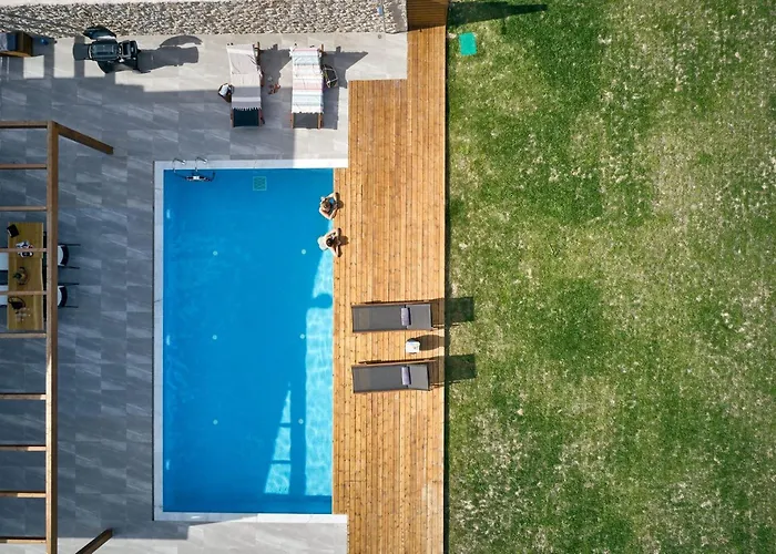 Luxury Rhodes Amel Sea View Private Swimming Pool עיר רודוס