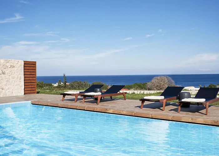 Villa Luxury Rhodes Amel Sea View Private Swimming Pool